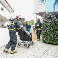 Odemira simulacro de incêndio